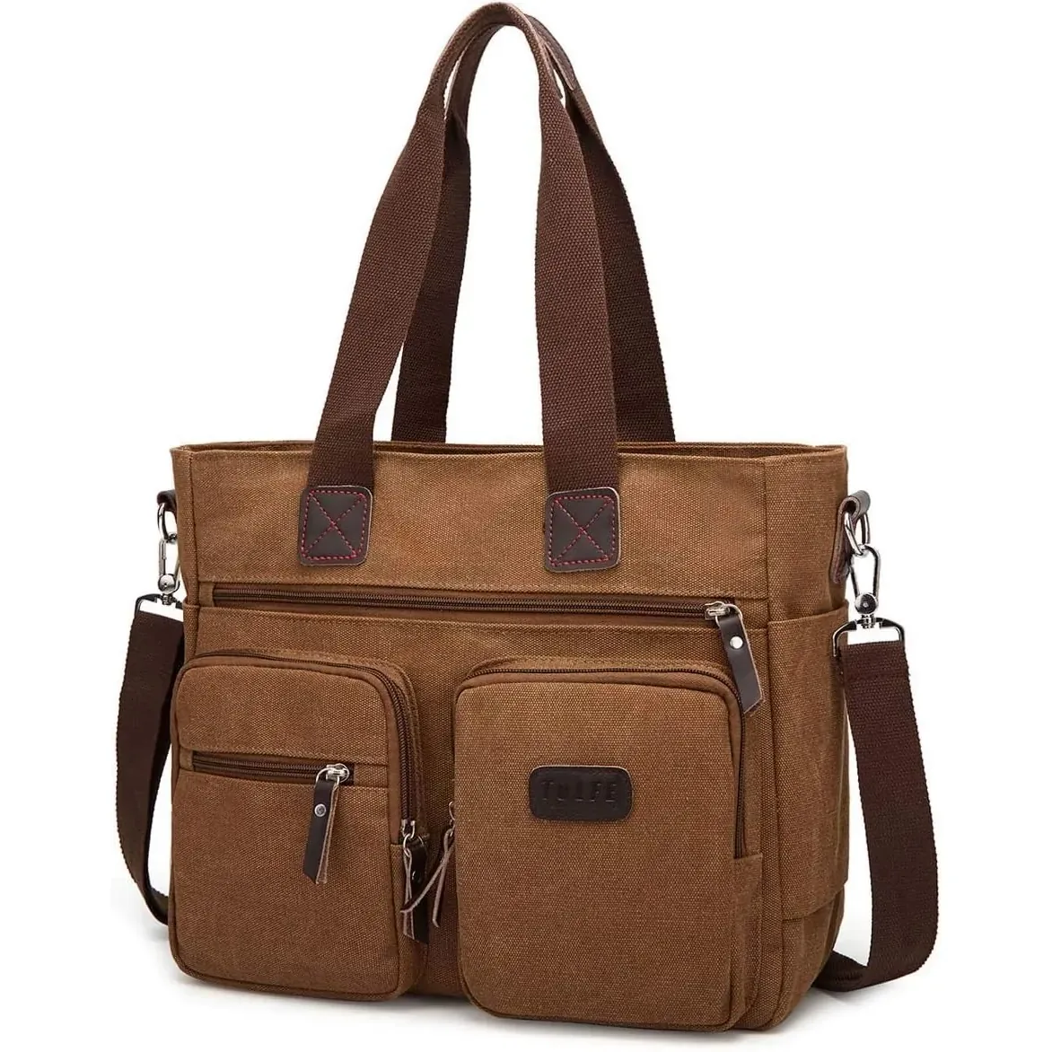 Canvas Tote Bag Minimalist And Fashionable Crossbody Spacious Shoulder Handbag