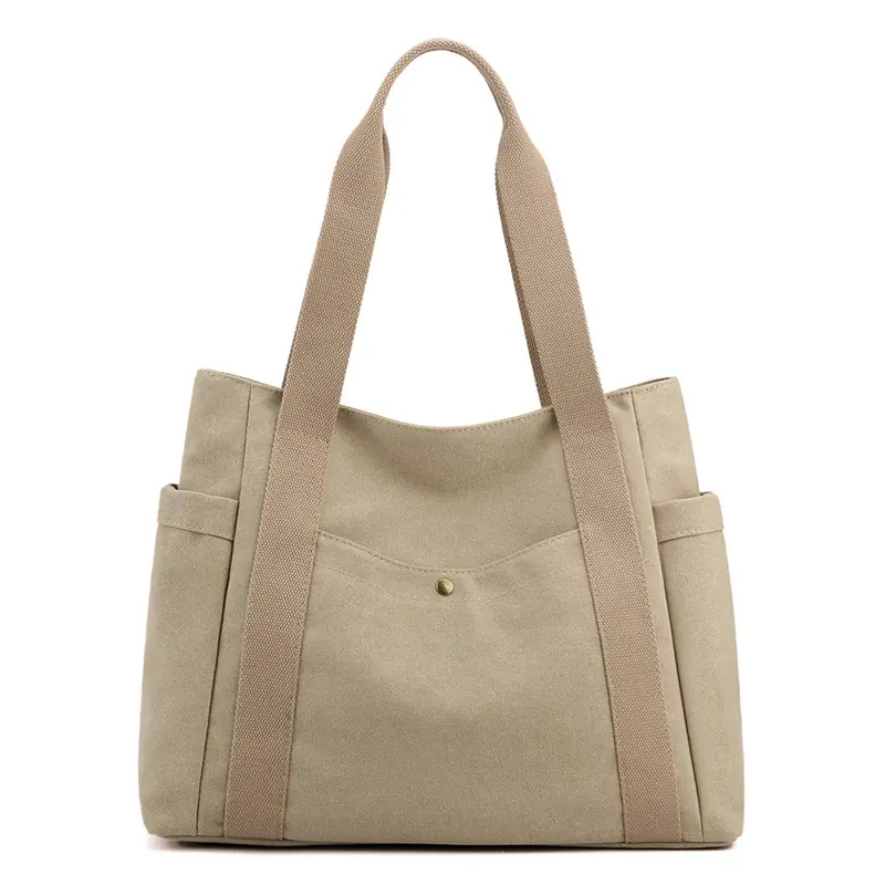 Customizable Cotton Travel Bag For Women Large Capacity Fashionable Handheld