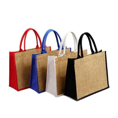 Customized Linen Tote Bags Eco Friendly Shopping Gifts Tote Bags