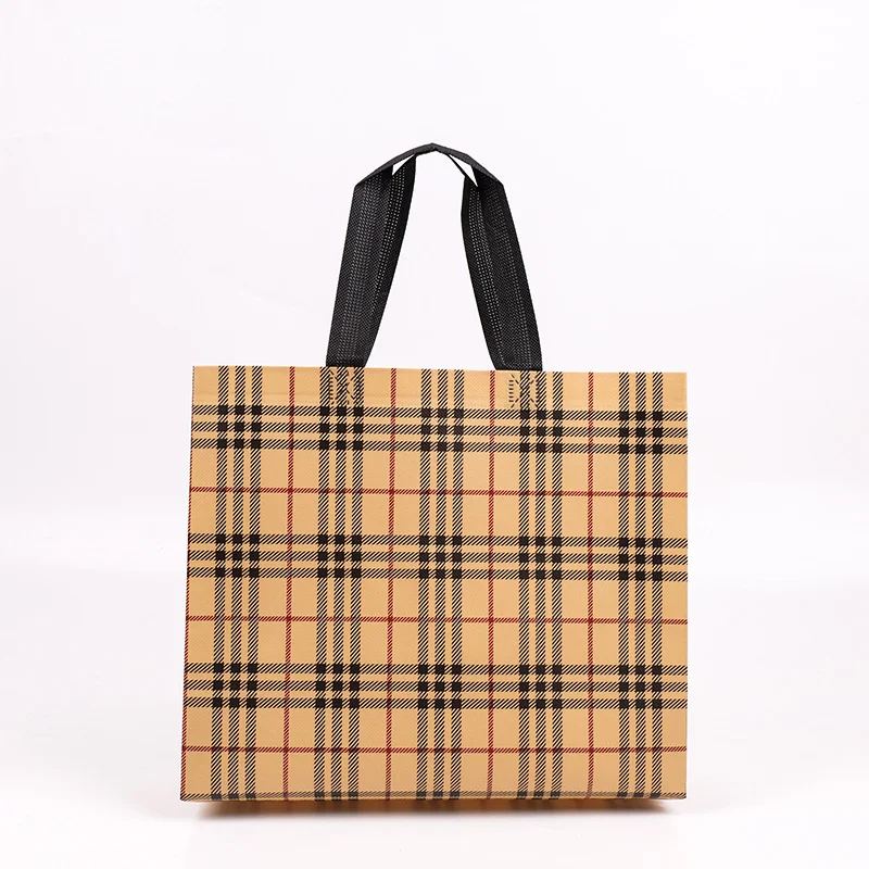 Customized Logo Women S Retro Clothing Store Handbag Non Woven