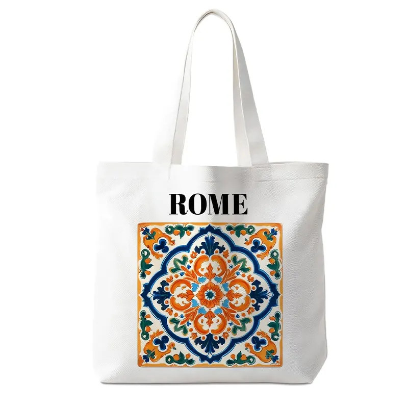 High Quality Custom Cotton Shopping Tote Bag Fashion Style Foldable