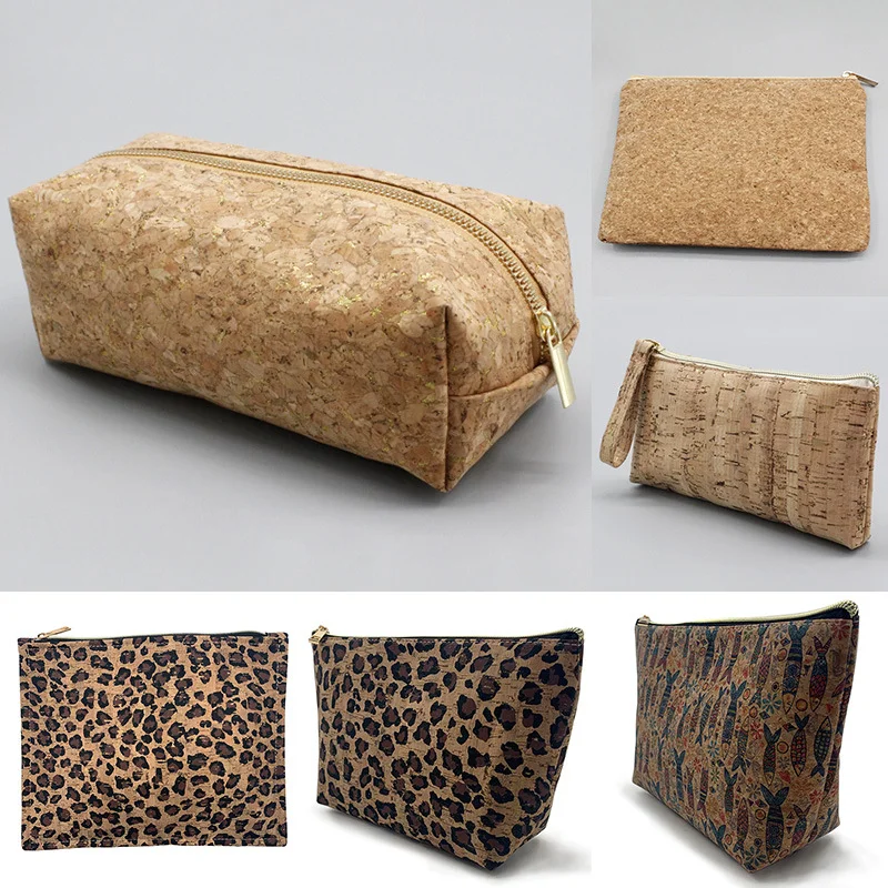 Hot Sell Eco Friendly Natural Cork Make Up Cosmetic Case