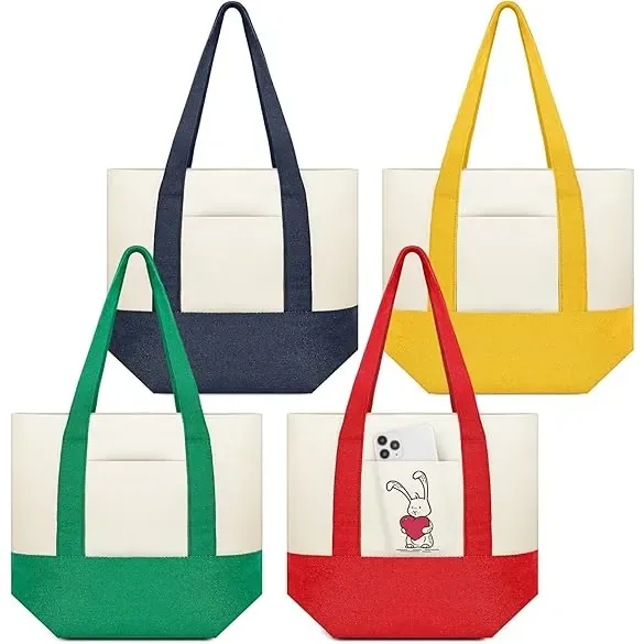 Korean Style Women Canvas Bag Large Capacity Crossbody Bag
