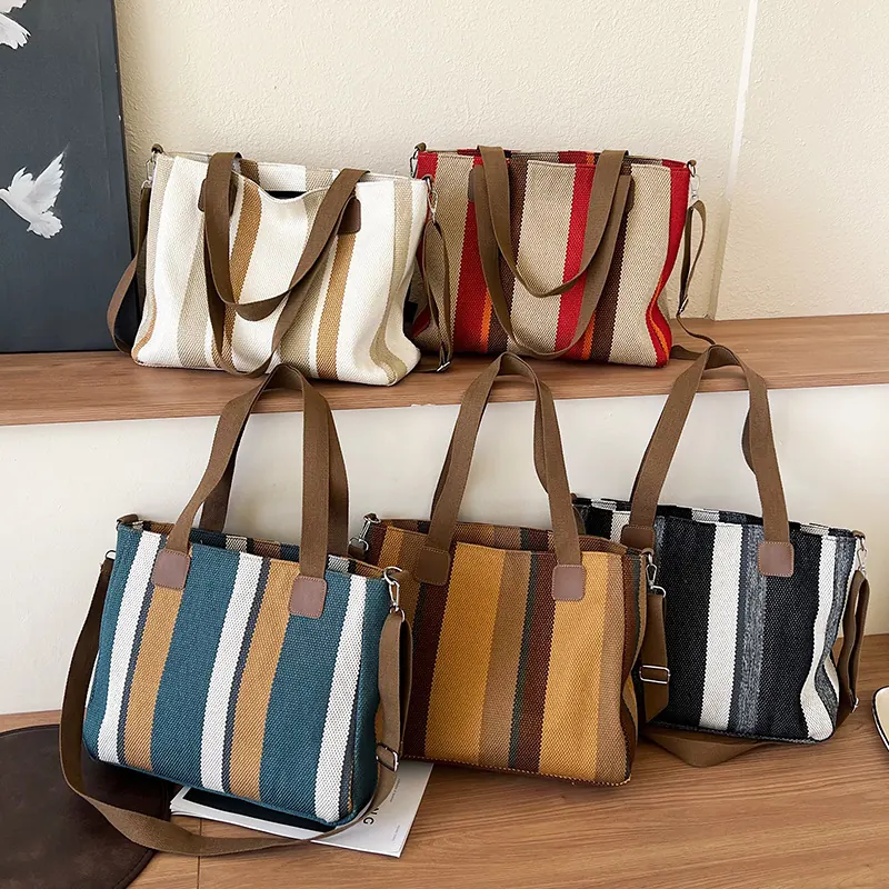 Korean Version Large Capacity Women Shoulder Bag Model Simple Vertical
