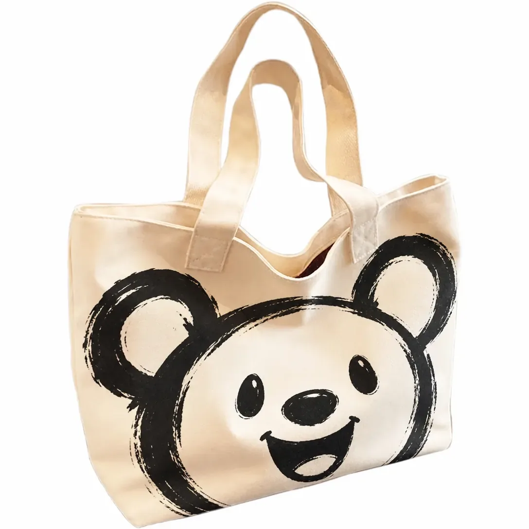 Large Capacity Tote Bag For Women Forest Inspired Canvas Print