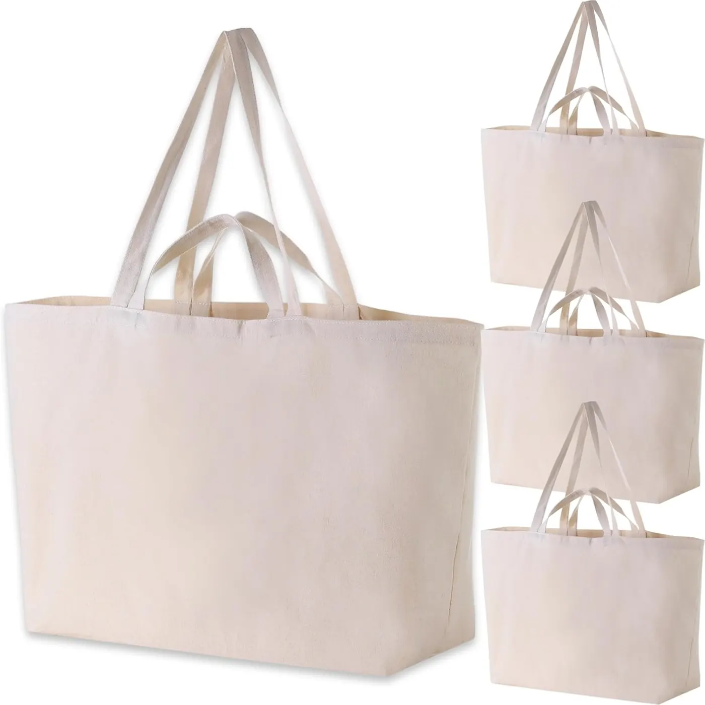 Large Sturdy Canvas Tote Bag 27 X 16 X 8