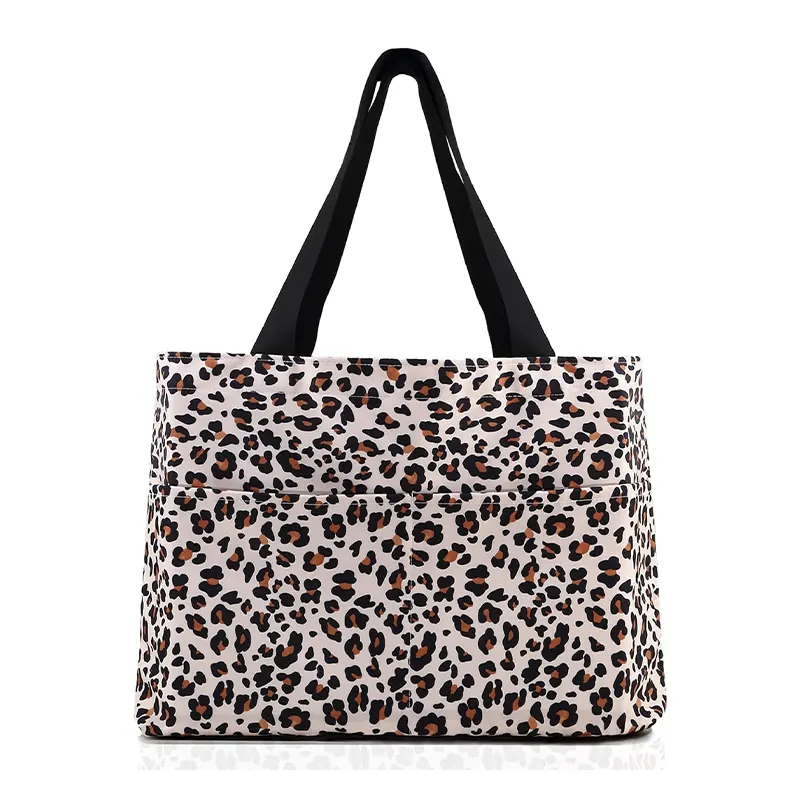 Large Waterproof Canvas Tote Bag For Women Extra Wide Foldable