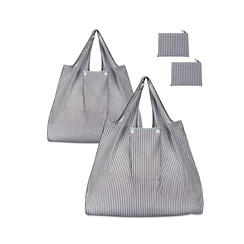 Medium Polyester Corduroy Letter Pattern Beach Bag Recyclable Folding Custom