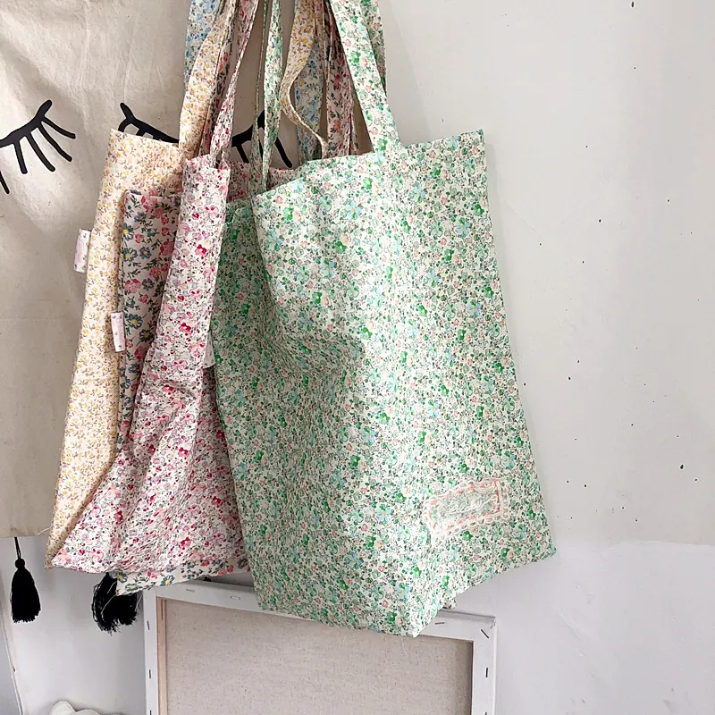Model Korean Style Countryside Style Fresh Floral Girls Spring