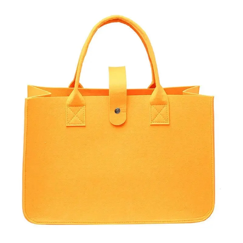 New Fashion Eco Friendly Custom Logo Large Capacity Colorful Felt