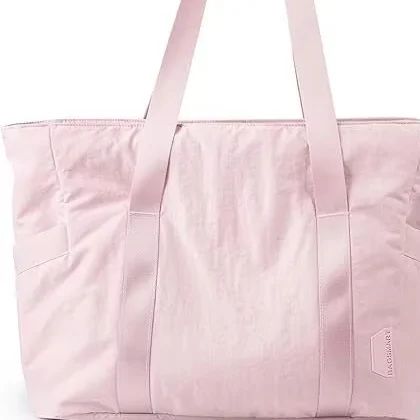 Oxford Fabric Pink Waterproof Handbag Large Capacity Travel Luggage Bag