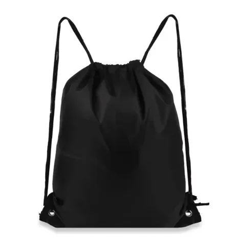 Polyester Drawstring Backpack Eco Friendly Reusable Customized Color Design Bulk