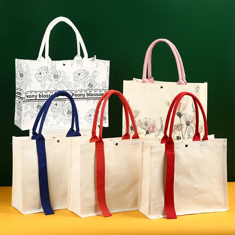 School Blank DIY Three Dimensional Canvas Tote Bag Customization