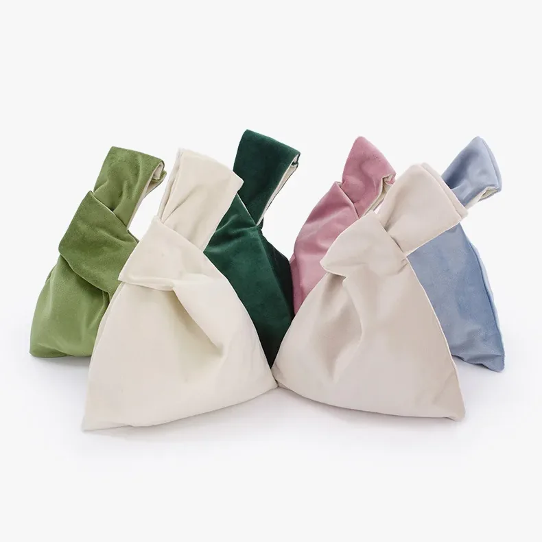 Color In Stock Drawstring Handbag Custom Vest Cotton Canvas Travel