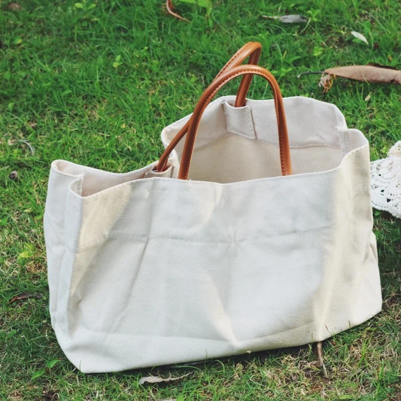 Women Handbags Casual Canvas Large Capacity Tote Shoulder Crossbody Bags