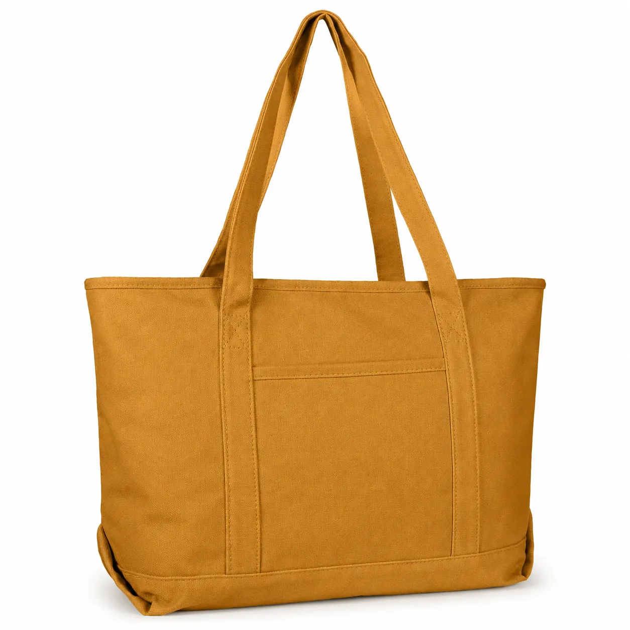 Womens Cotton Canvas Tote Bag Zippered In Any Color
