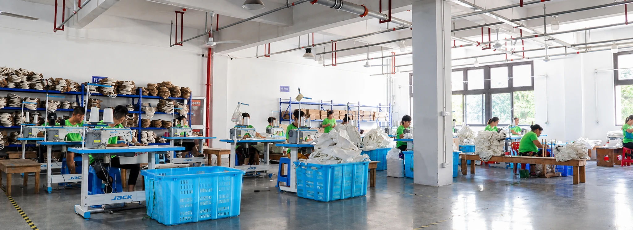 Xiangfu sewing and assembly production floor